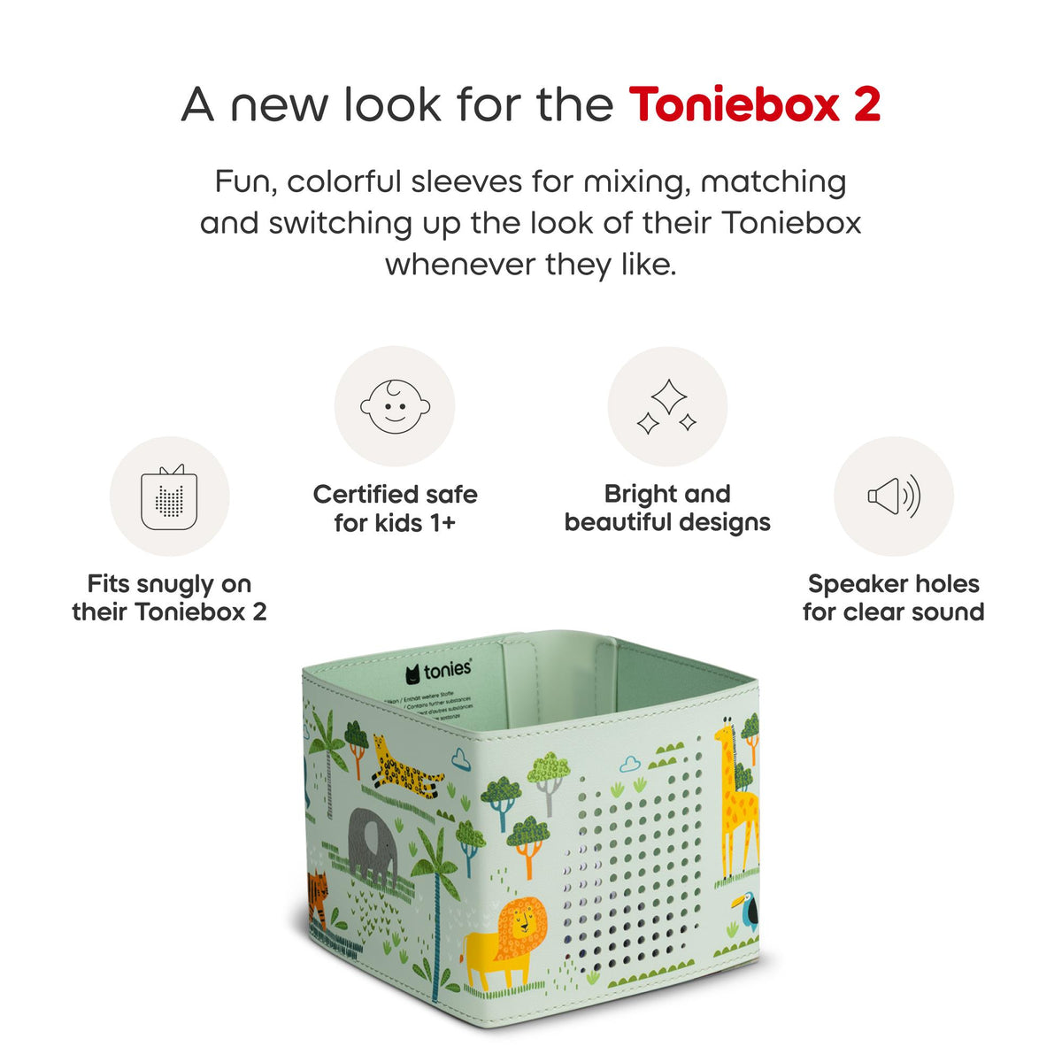 Toniebox 2 - Jungle Sleeve