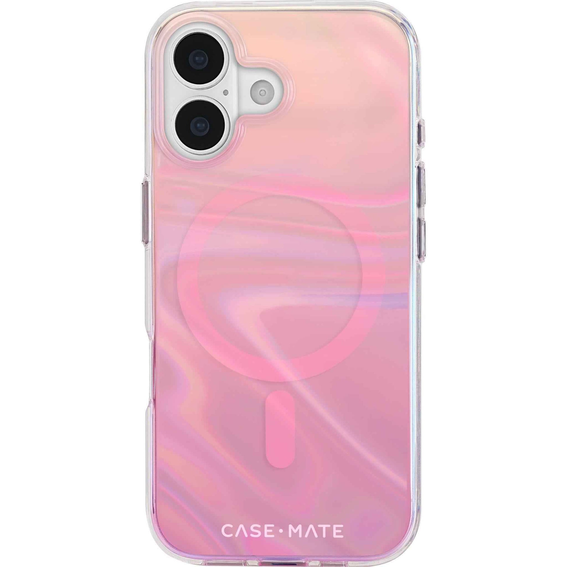 Case-Mate Peach Bubble MagSafe Case for iPhone 17 (Iridescent)