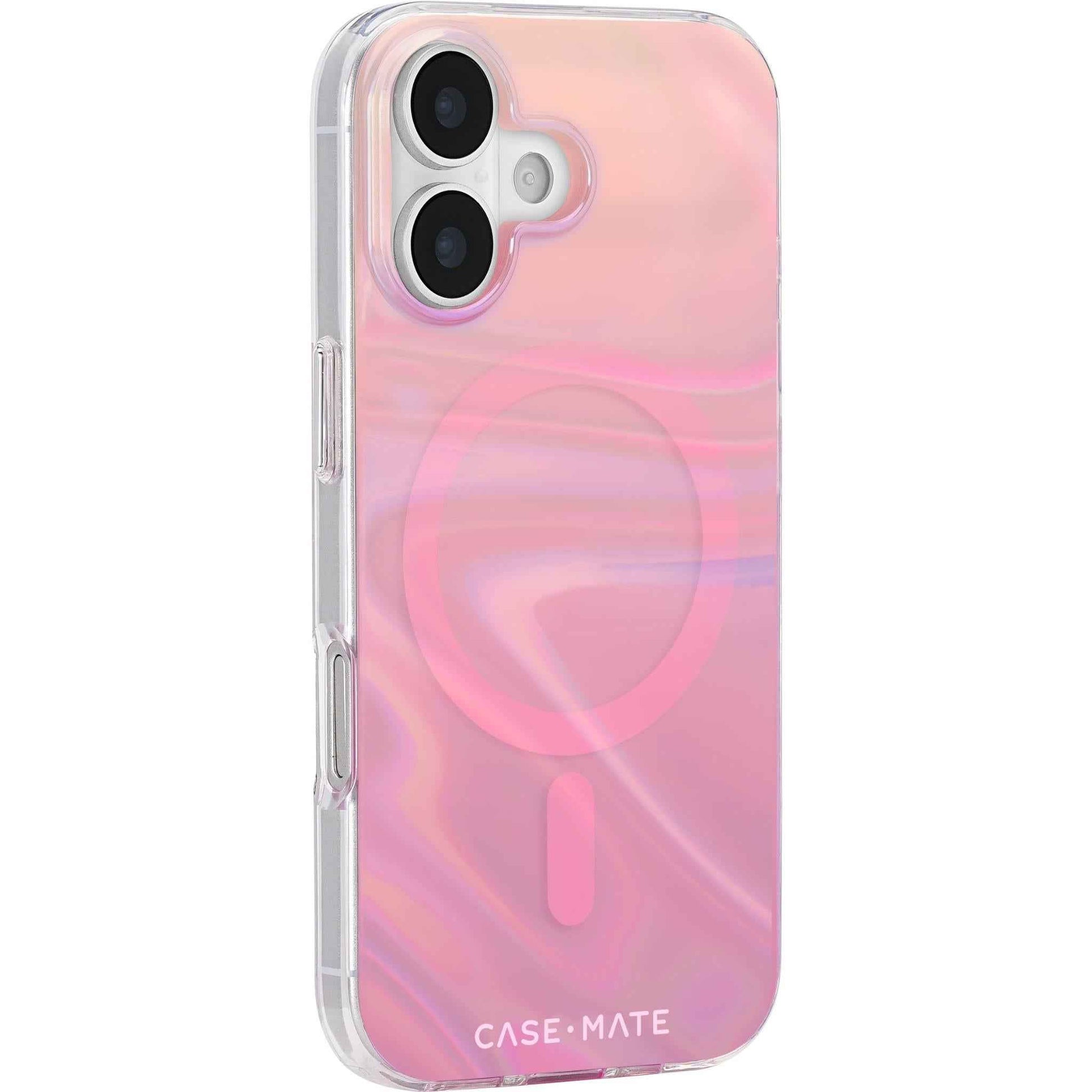 Case-Mate Peach Bubble MagSafe Case for iPhone 17 (Iridescent)