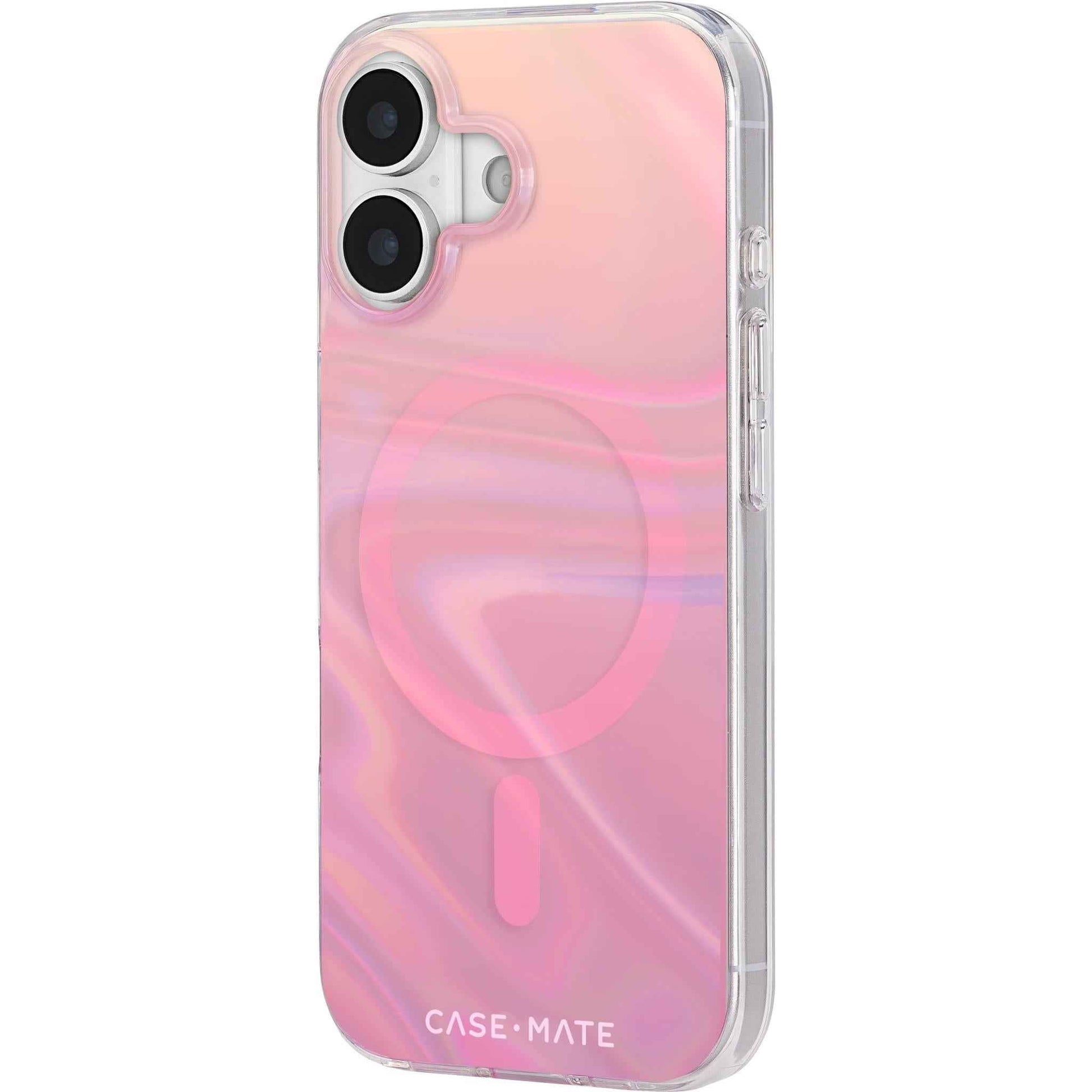 Case-Mate Peach Bubble MagSafe Case for iPhone 17 (Iridescent)