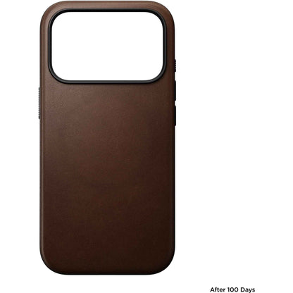 NOMAD Modern Ecco Leather Case for iPhone 17 Pro (Brown)
