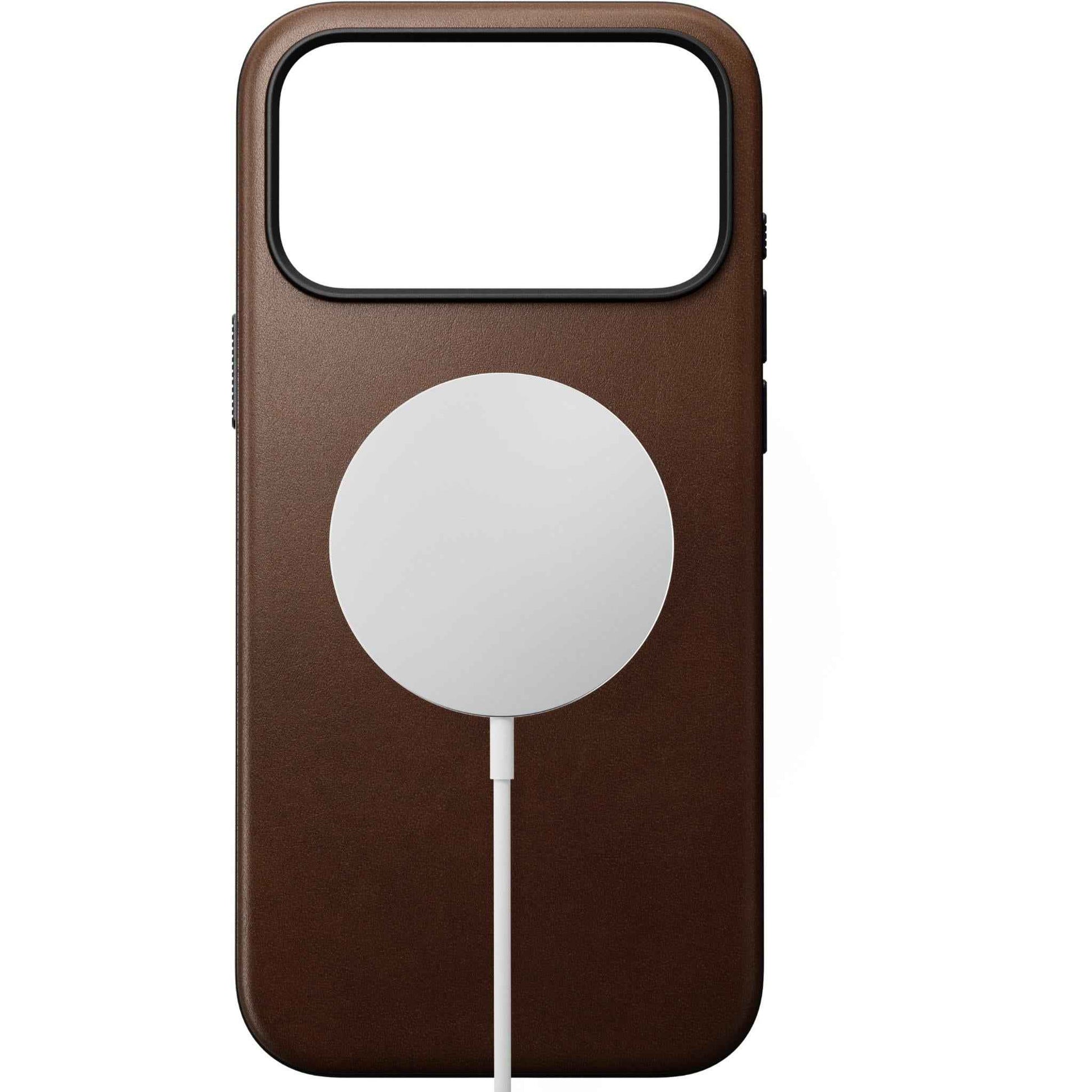 NOMAD Modern Ecco Leather Case for iPhone 17 Pro Max (Brown)