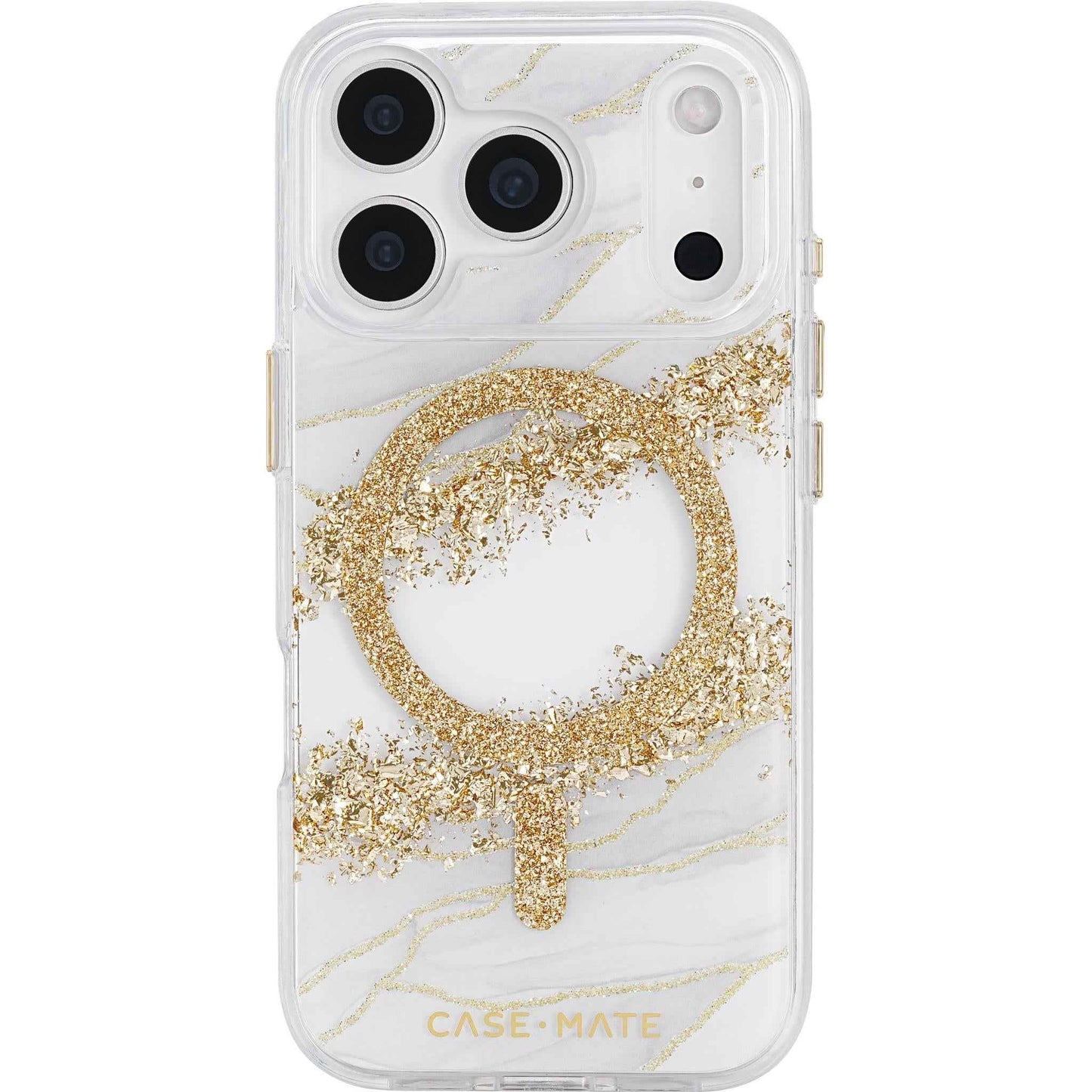 Case-Mate Karat Granite MagSafe Case for iPhone 17 Pro (Gold)