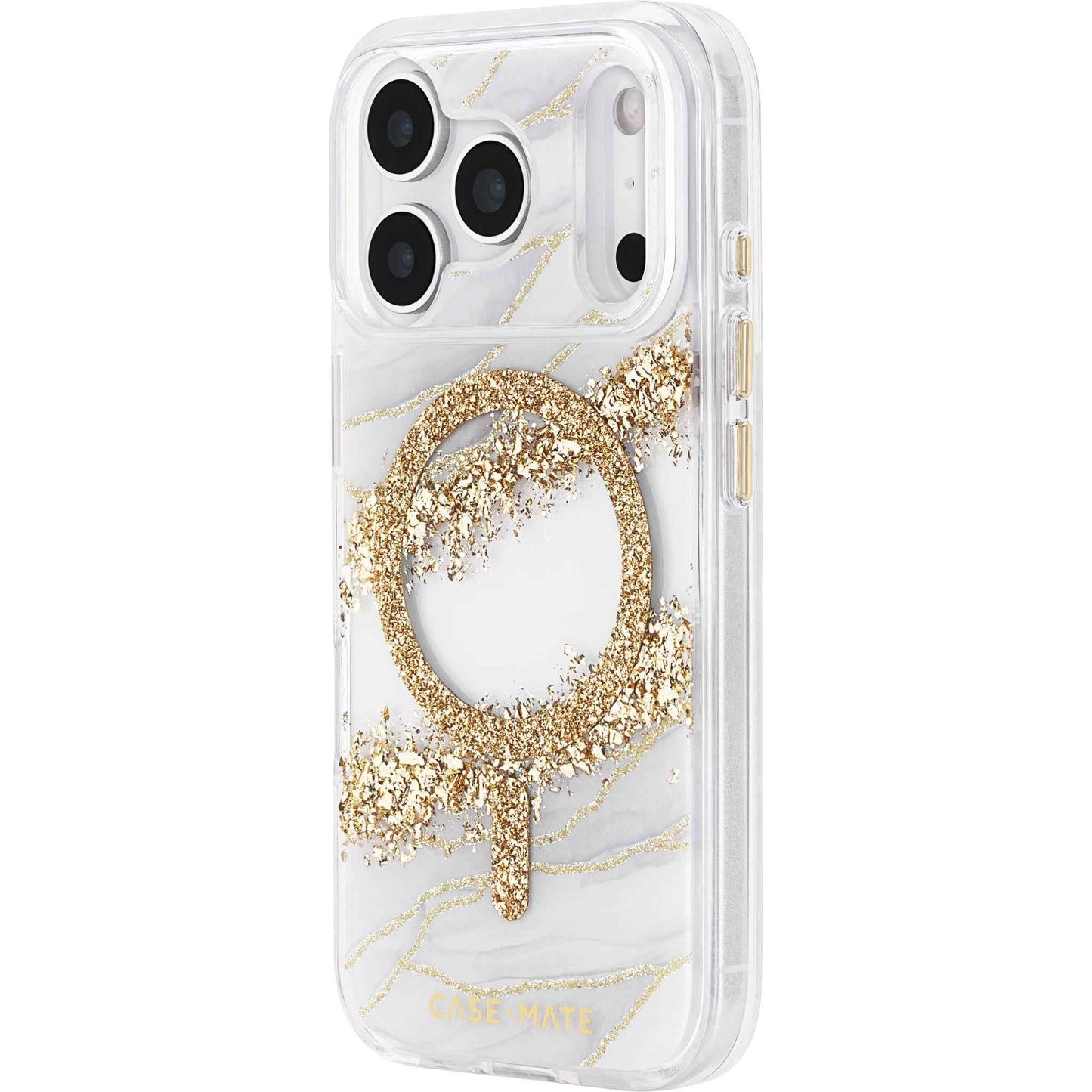 Case-Mate Karat Granite MagSafe Case for iPhone 17 Pro (Gold)