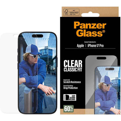 PanzerGlass Classic Fit Screen Protector for iPhone 17 Pro