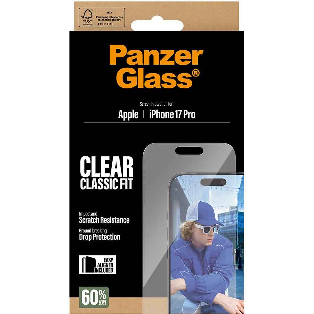 PanzerGlass Classic Fit Screen Protector for iPhone 17 Pro