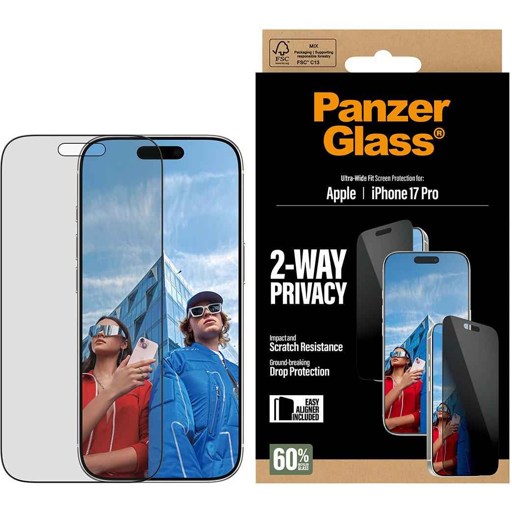 PanzerGlass UWF Privacy Screen Protector for iPhone 17 Pro