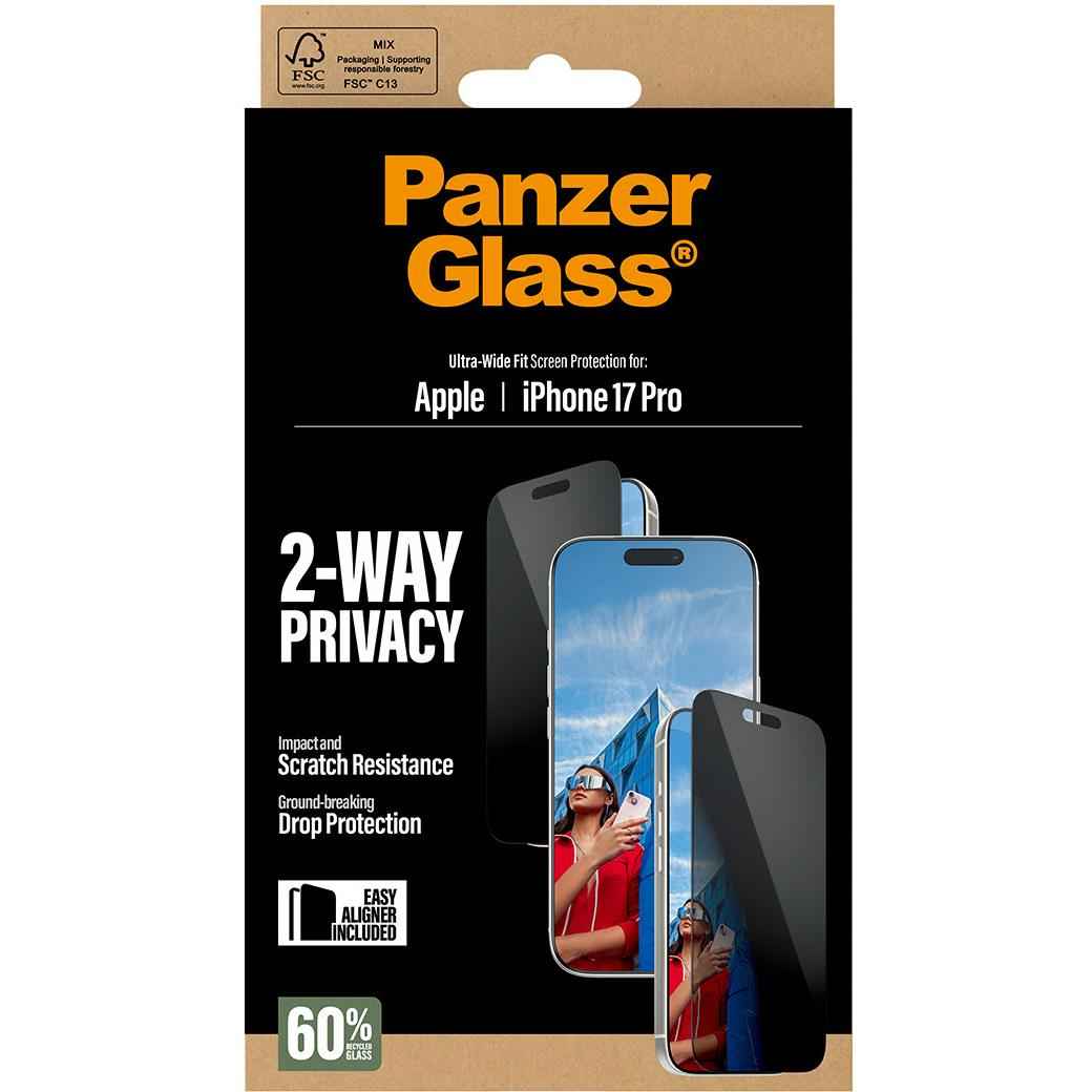PanzerGlass UWF Privacy Screen Protector for iPhone 17 Pro