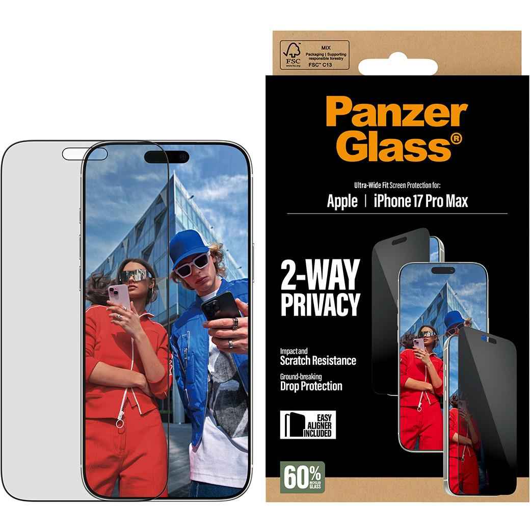 PanzerGlass UWF Privacy Screen Protector for iPhone 17 Pro Max