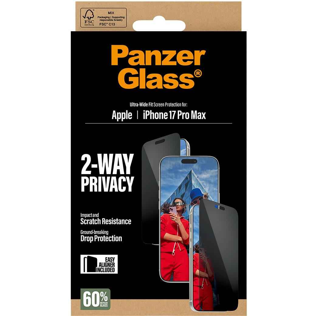 PanzerGlass UWF Privacy Screen Protector for iPhone 17 Pro Max
