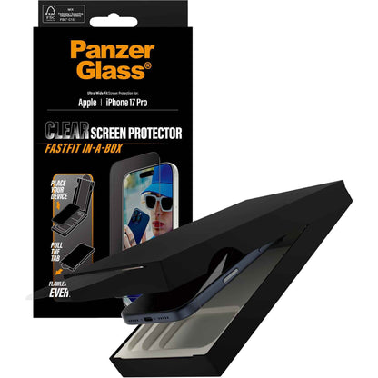 PanzerGlass UWF Screen Protector with Fastfit for Phone 17 Pro