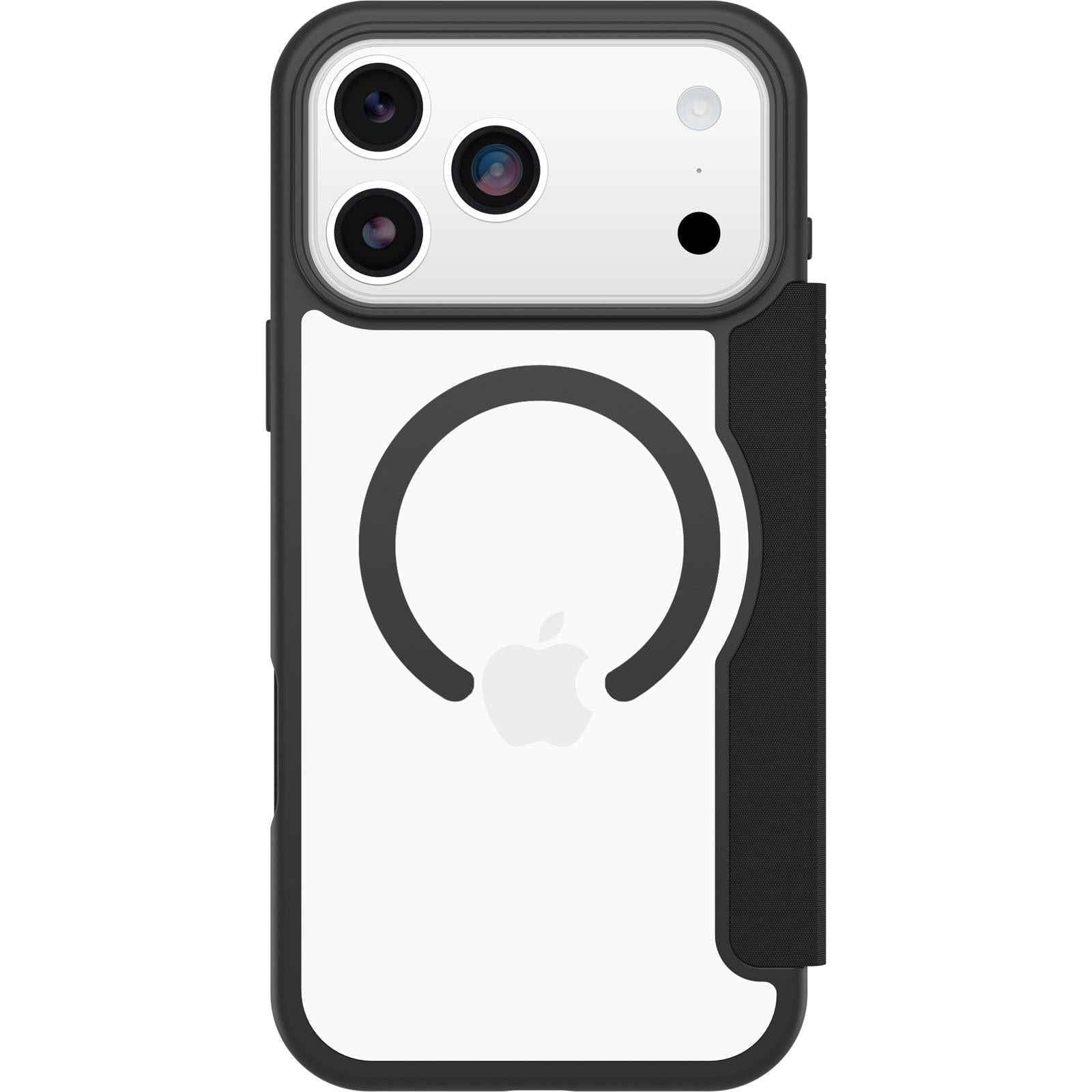 Otterbox React Folio MagSafe Case for iPhone 17 Pro Max (Black Crystal)
