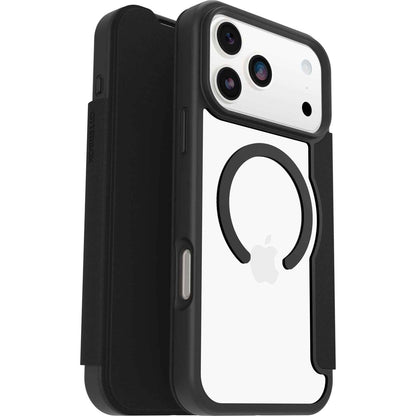 Otterbox React Folio MagSafe Case for iPhone 17 Pro Max (Black Crystal)