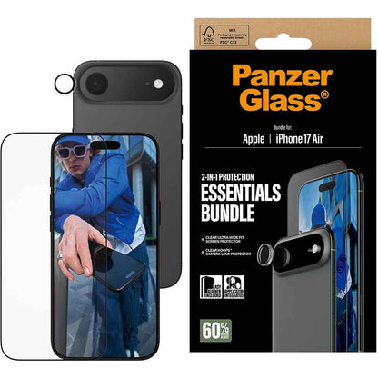 PanzerGlass 2-in-1 Bundle UWF Screen Protector + Hoops