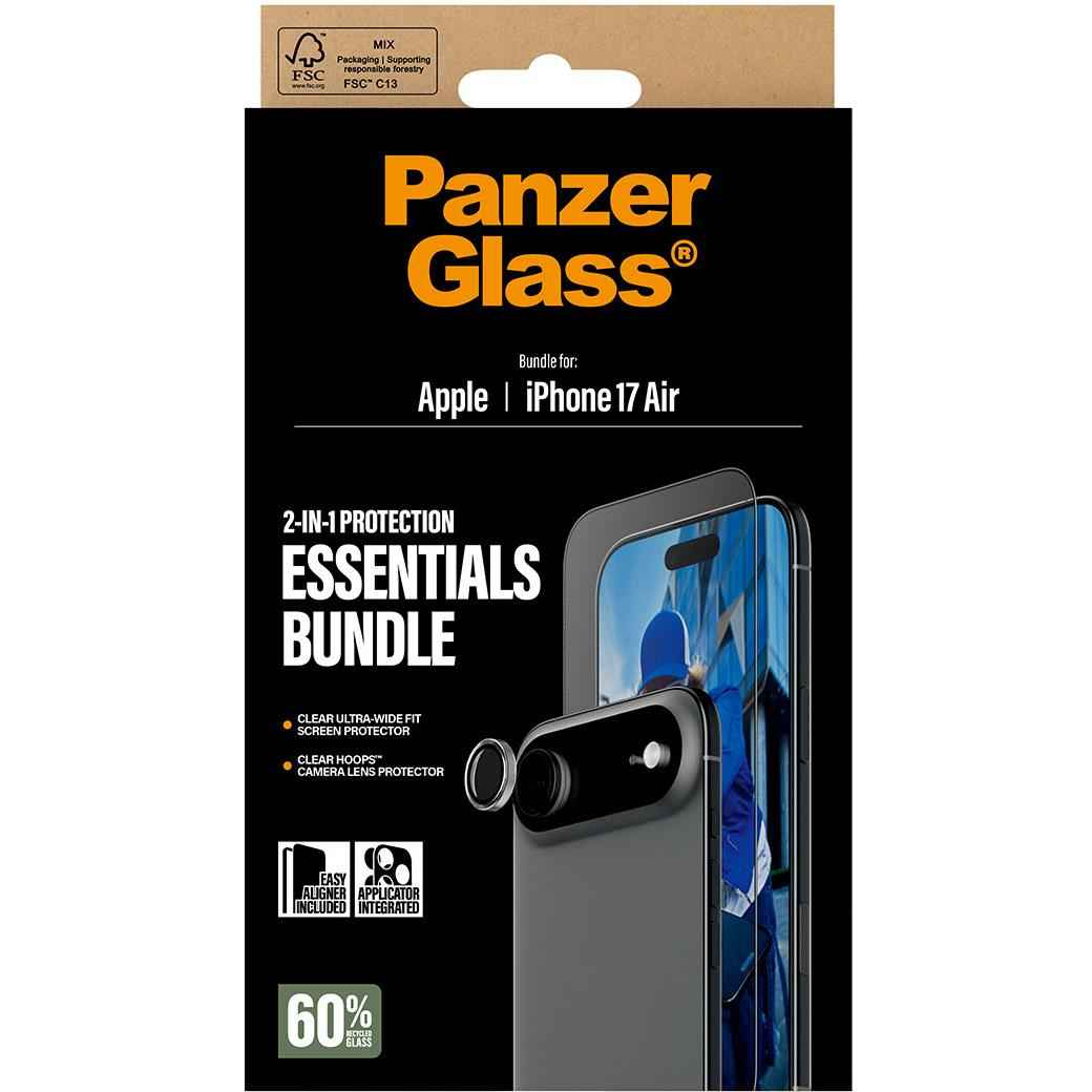 PanzerGlass 2-in-1 Bundle UWF Screen Protector + Hoops