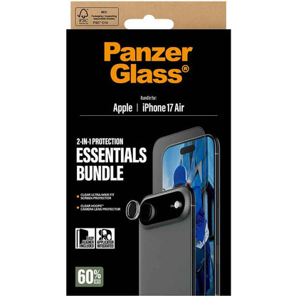 PanzerGlass 2-in-1 Bundle UWF Screen Protector + Hoops