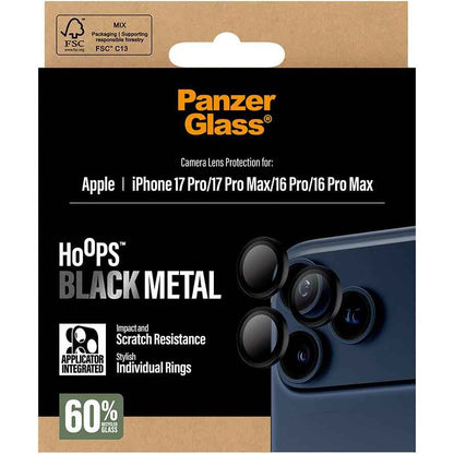 Panzer Hoops Lens Protector for iPhone 17 Pro/17 Pro Max (Black)