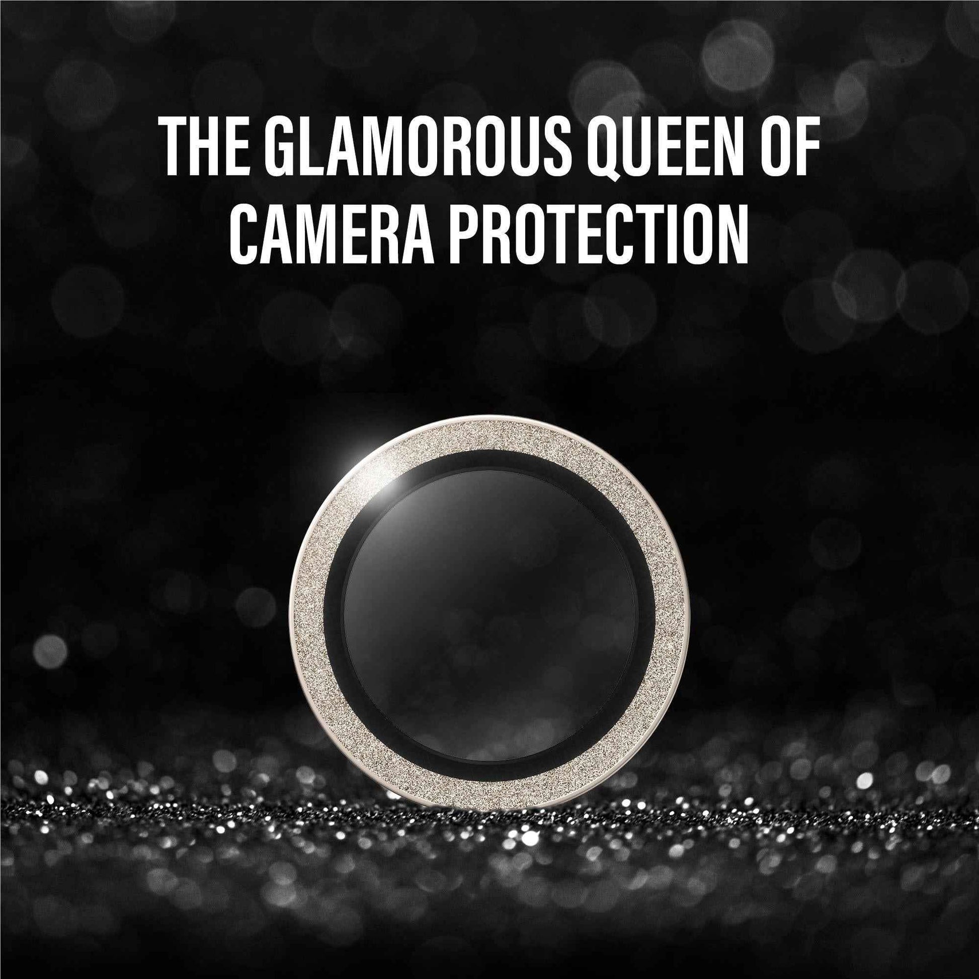 Panzer Hoops Lens Protector for iPhone 17 Pro/17 Pro Max (Glitter Gold)