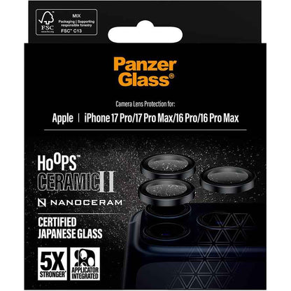 Panzer Hoops Ceramic Lens Protector for iPhone 17 Pro/17 Pro Max