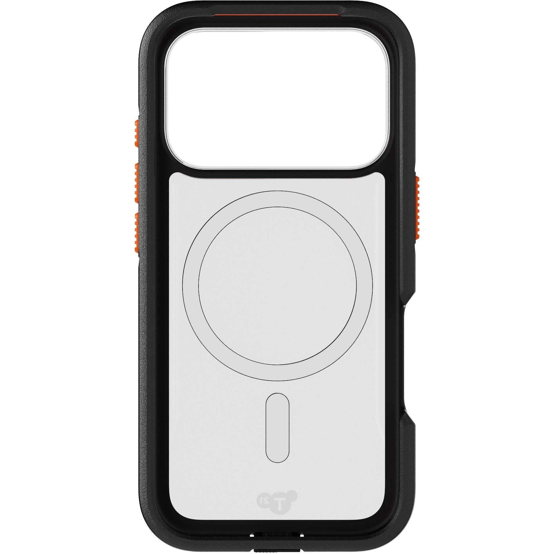 Tech21 EvoPro MagSafe Case for iPhone 17 Pro (Clear/Black)