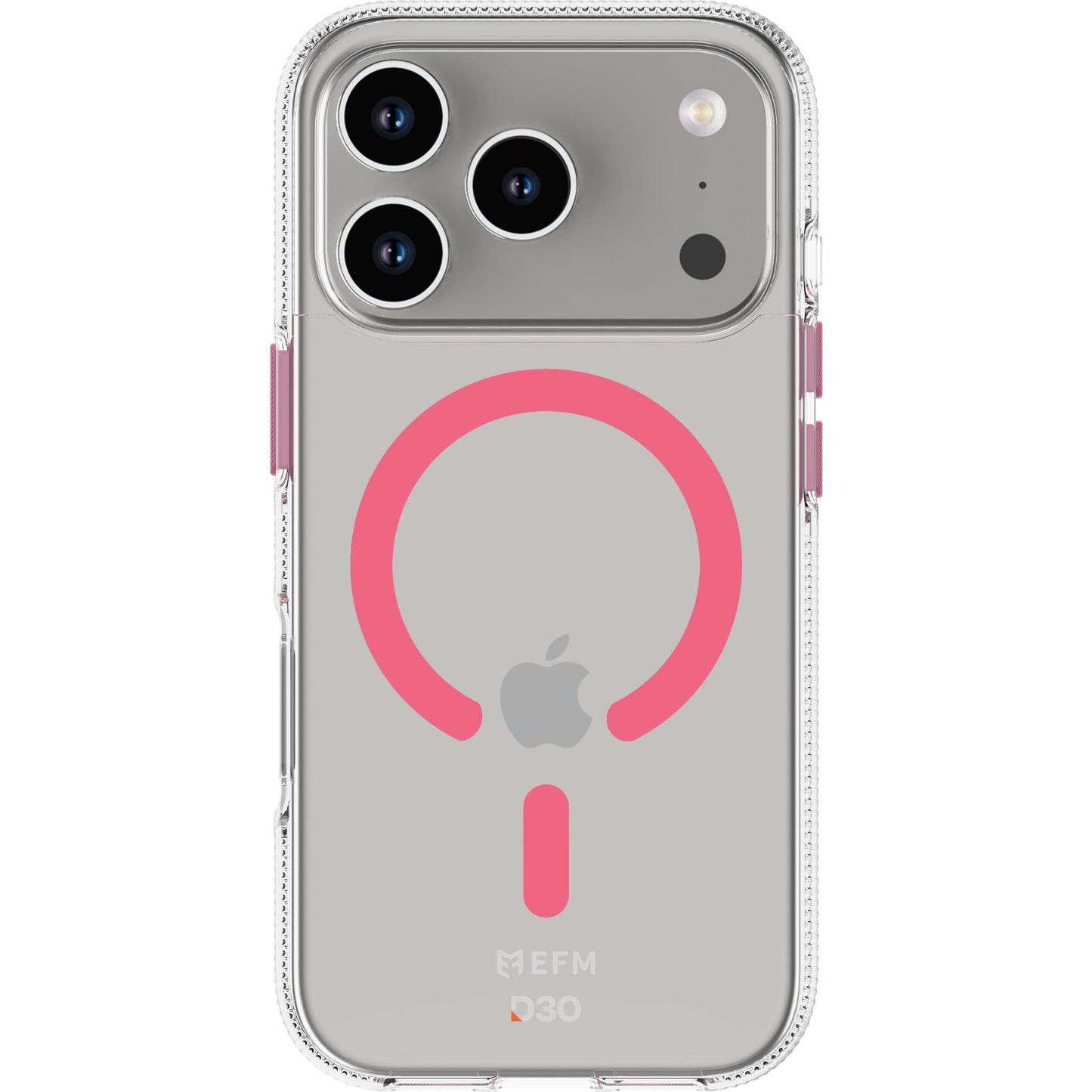 EFM Ibiza Glow Case with D3O Zero for iPhone 17 Pro (Pink)