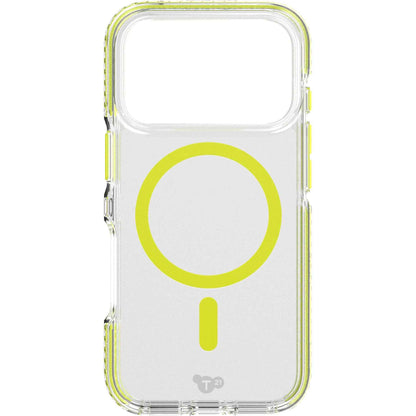 Tech21 EvoCrystal MagSafe Case for iPhone 17 Pro (Clear/Green)