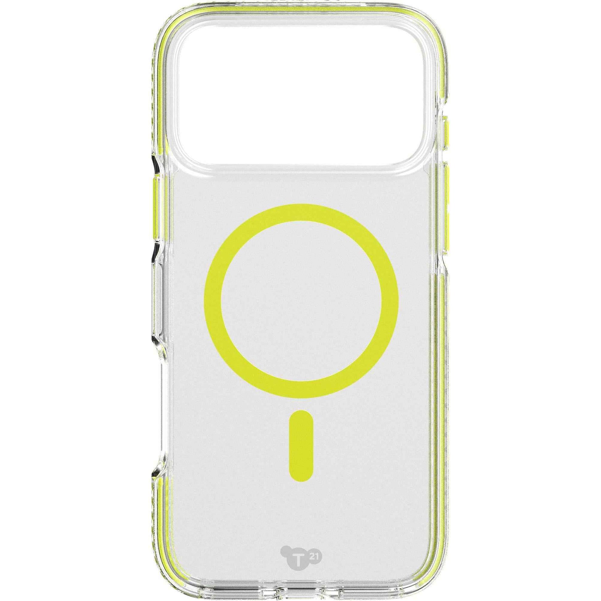 Tech21 EvoCrystal MagSafe Case for iPhone 17 Pro Max (Clear/Green)