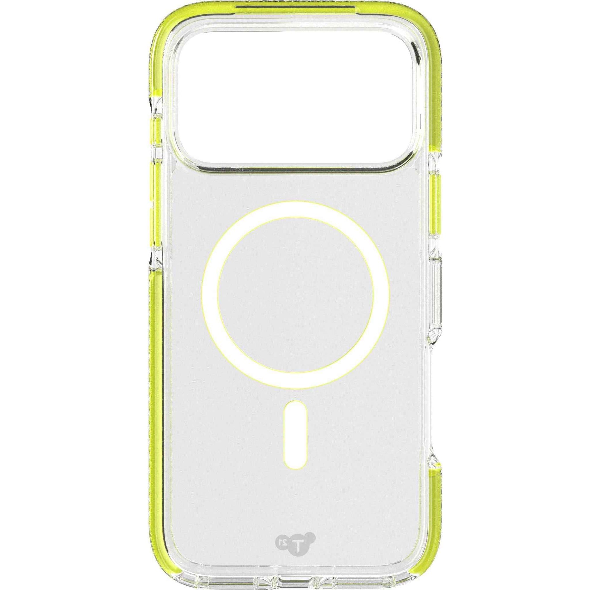 Tech21 EvoCrystal MagSafe Case for iPhone 17 Pro Max (Clear/Green)