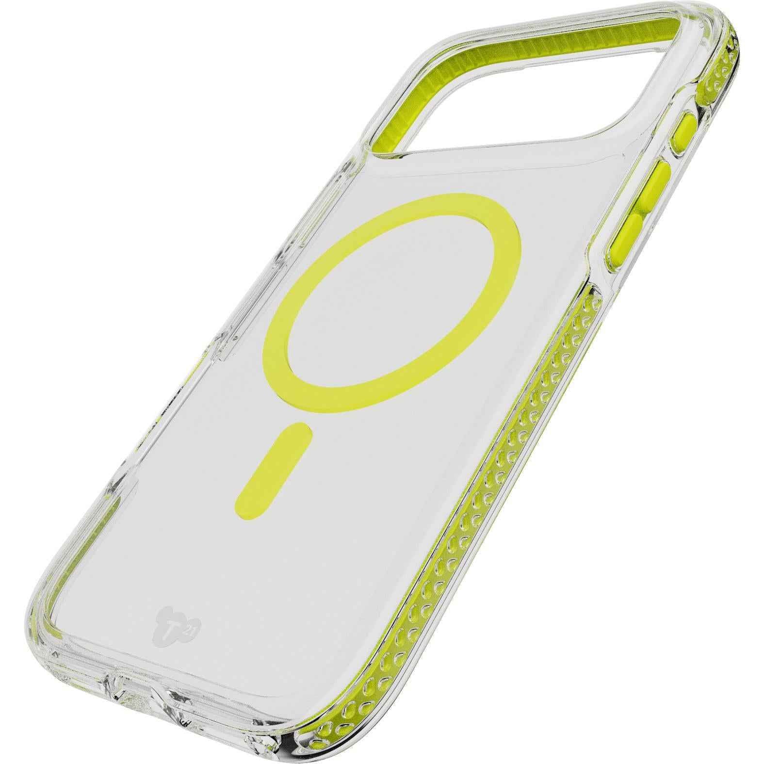 Tech21 EvoCrystal MagSafe Case for iPhone 17 Pro Max (Clear/Green)