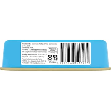 Deep Cove Sardines In Springwater 125g