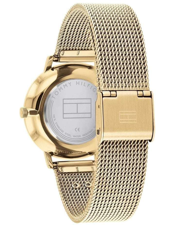 Quartz Ionic Plated Gold Steel Watch 1782286
