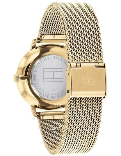 Quartz Ionic Plated Gold Steel Watch 1782286
