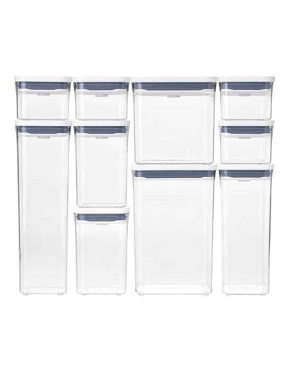 POP 10-Piece Container Set in Clear