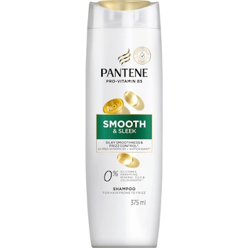 Pantene Pro-V Smooth & Sleek Shampoo for Frizzy Hair 375mL