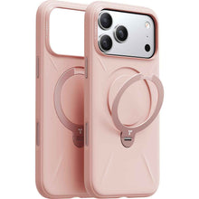 Torras Ostand Spin Silicone Case for iPhone 17 Pro Max (Blush Pink)