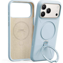 Torras Ostand Spin Silicone Case for iPhone 17 Pro (Baby Blue)