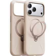 Torras Ostand Spin Silicone Case for iPhone 17 Pro (Desert Gold)
