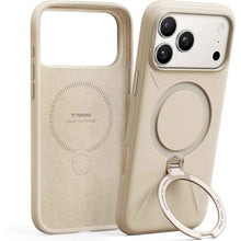 Torras Ostand Spin Silicone Case for iPhone 17 Pro (Desert Gold)