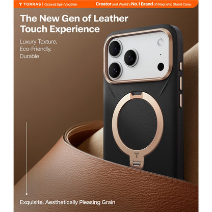 Torras Ostand Spin Vegan Leather Case