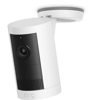 Ring Outdoor Security Camera Plus 2K Battery (White) [2 Pack]