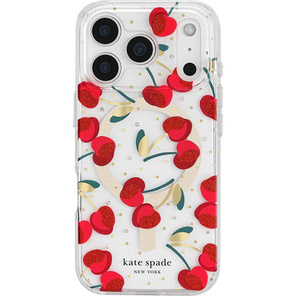 Kate Spade Protective MagSafe Case for iPhone 17 Pro (Cherry Dot)