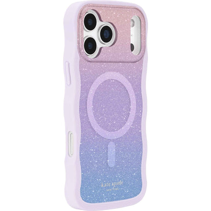 Kate Spade Wavy MagSafe Case for iPhone 17 Pro Max (Wavy Opal Glitter)