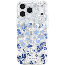 Kate Spade Protective MagSafe Case for iPhone 17 Pro Max (Flowerbed Blue)