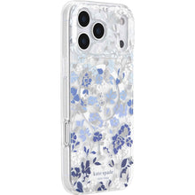 Kate Spade Protective MagSafe Case for iPhone 17 Pro Max (Flowerbed Blue)