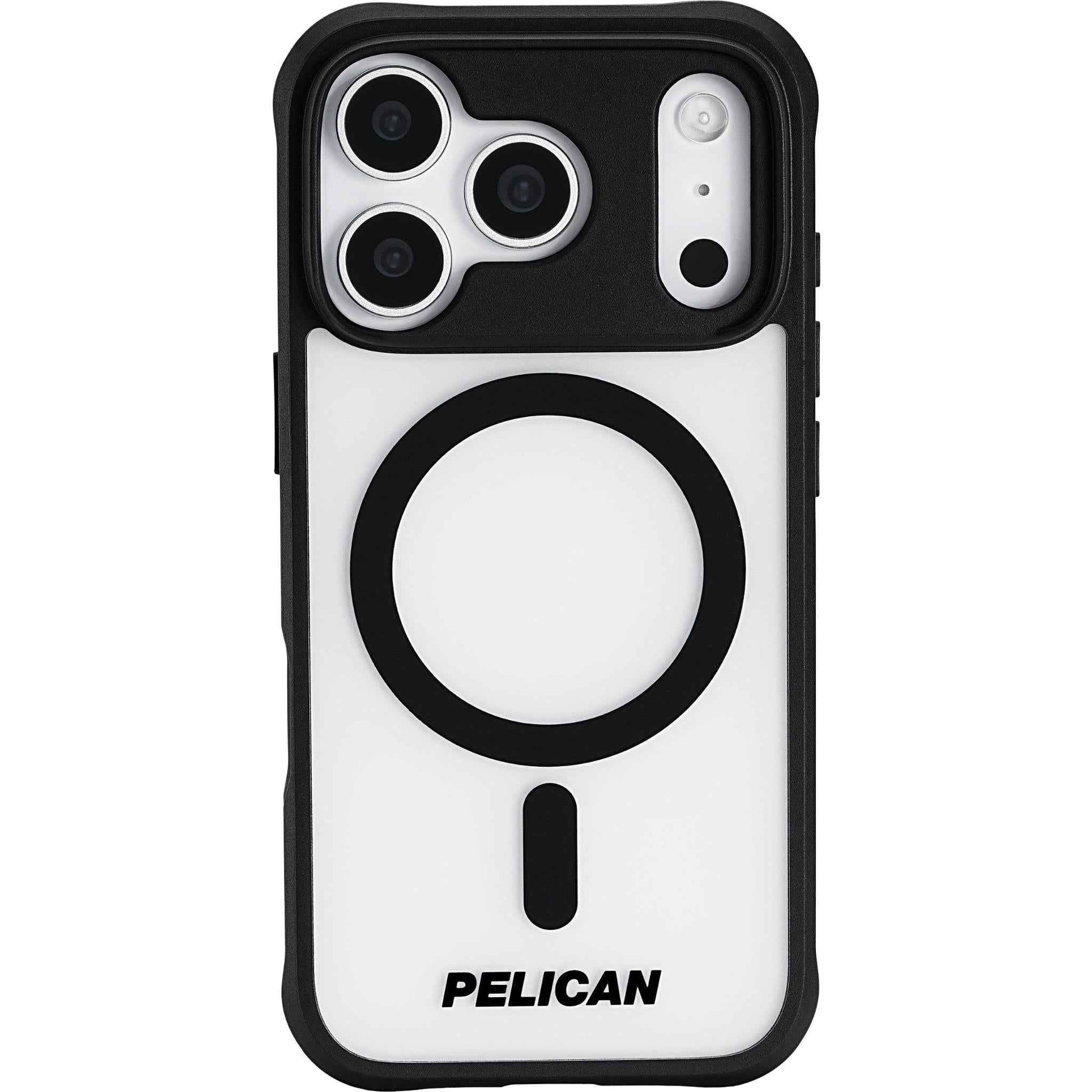 Pelican Ranger MagSafe Case for iPhone 17 Pro (Frosted Clear/Black)