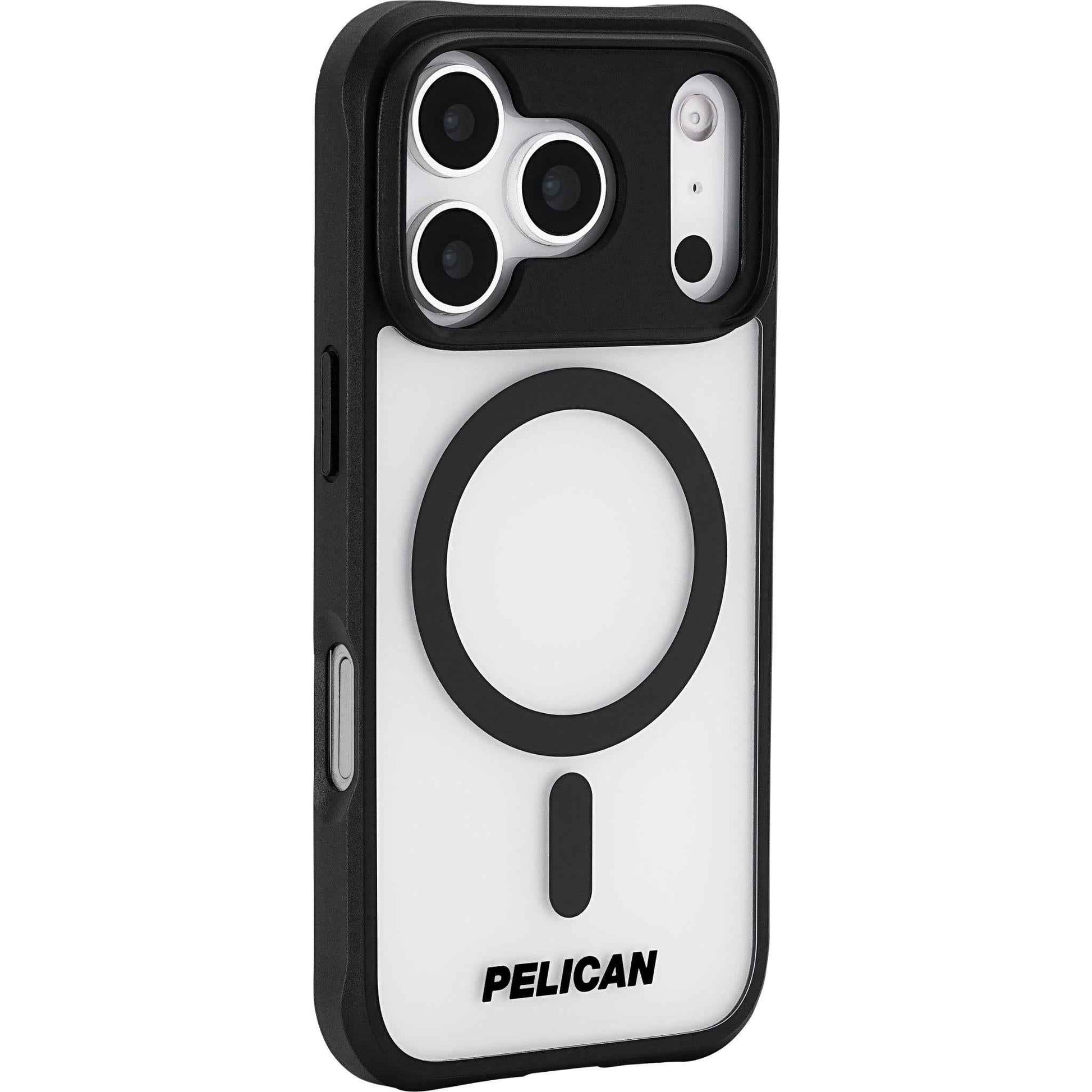 Pelican Ranger MagSafe Case for iPhone 17 Pro (Frosted Clear/Black)
