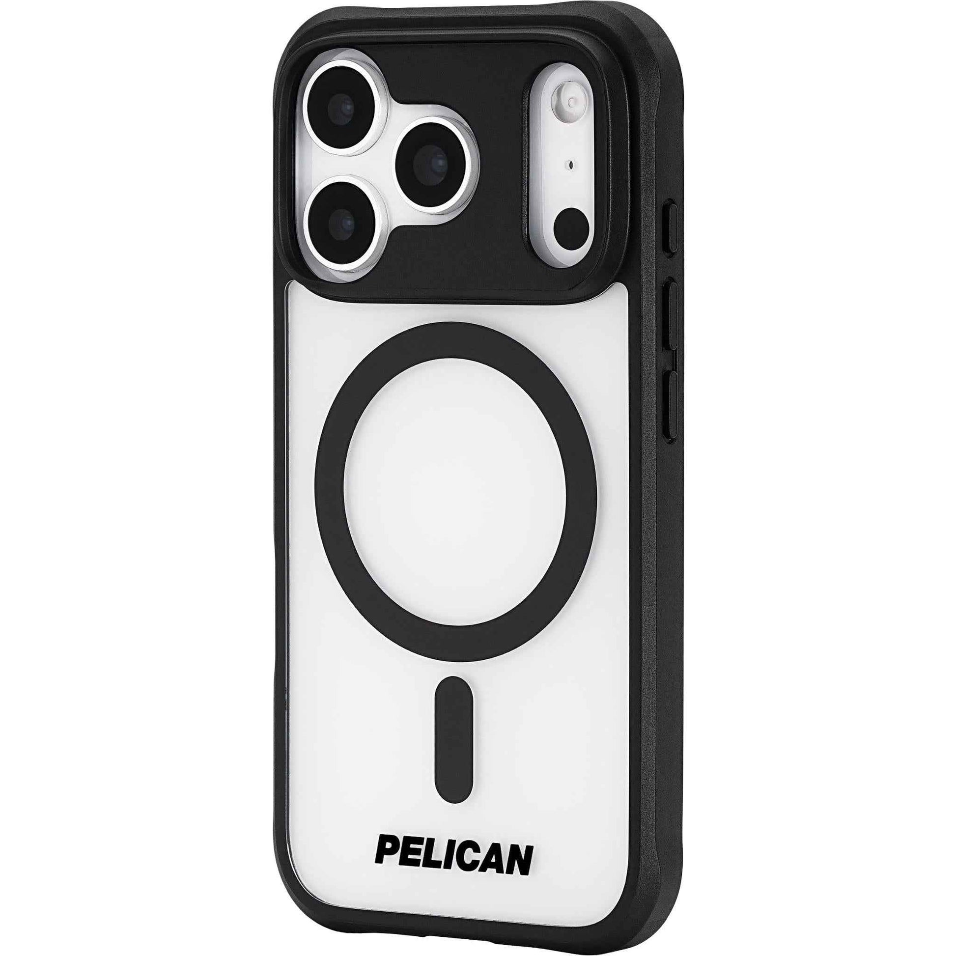 Pelican Ranger MagSafe Case for iPhone 17 Pro (Frosted Clear/Black)