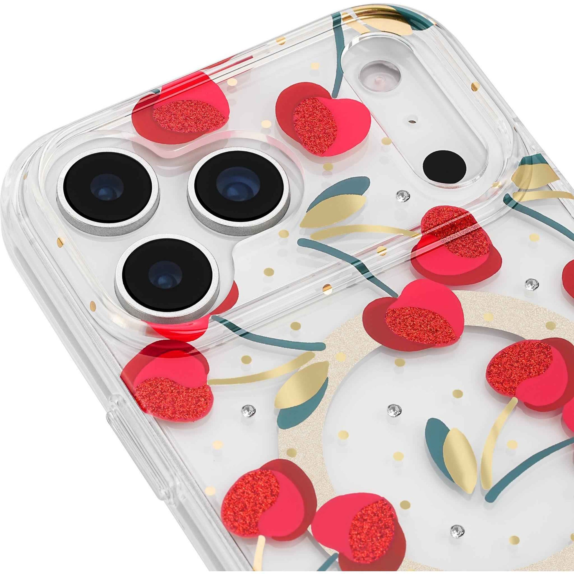 Kate Spade Protective MagSafe Case for iPhone 17 Pro Max (Cherry Dot)