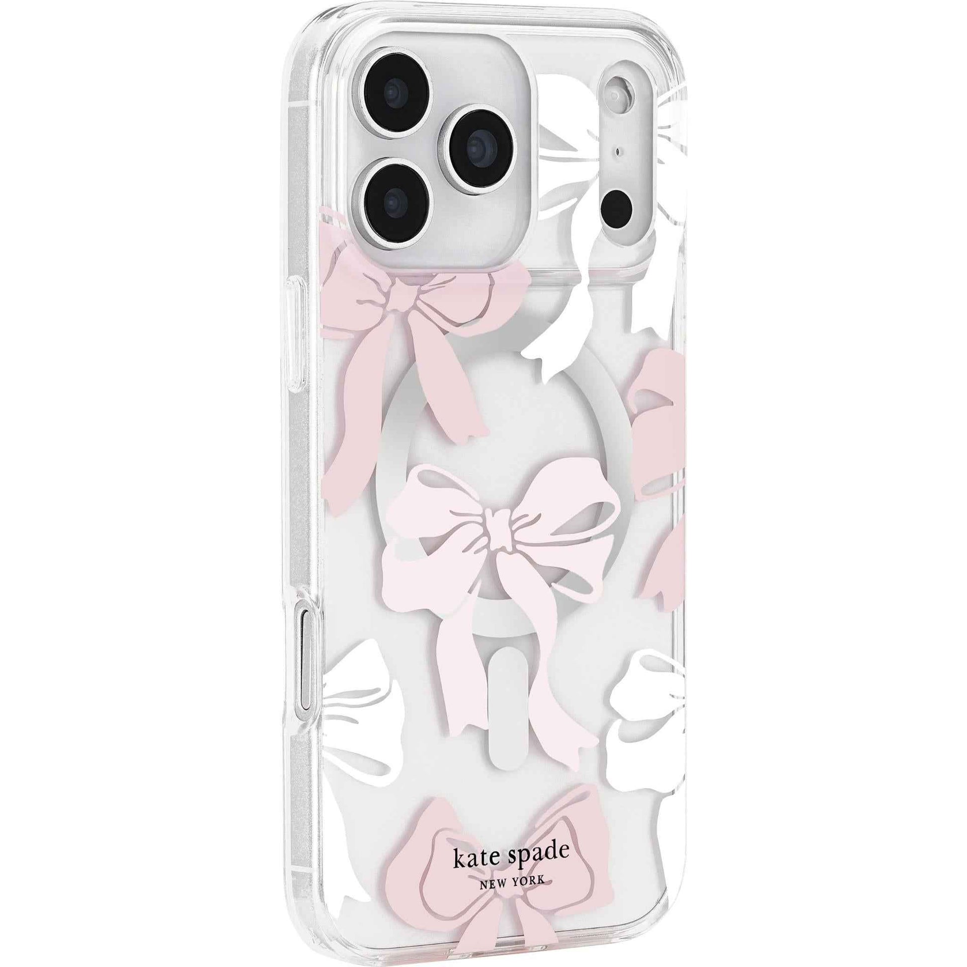 Kate Spade Protective MagSafe Case for iPhone 17 Pro Max (Tied with a Bow)