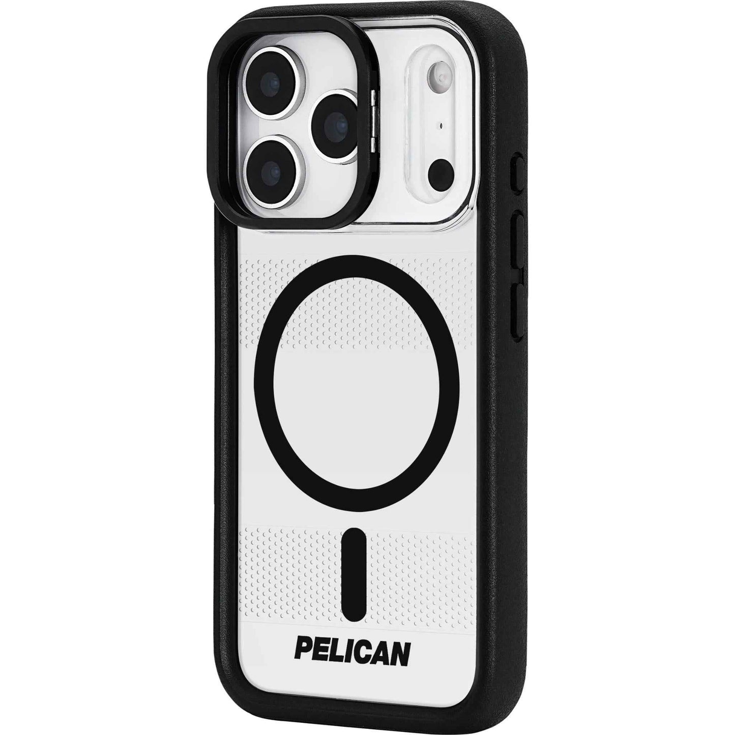 Pelican Protector MagSafe Stand Case for iPhone 17 Pro (Clear)